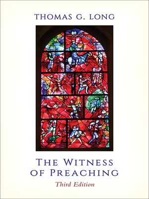 cover image of The Witness of Preaching